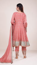 Ayesha Emb Dori Heavy Suit in Peach