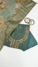 Mivara Unstitched Kurta Set in Blue