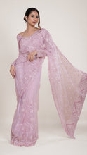 Amaira Zari Handwork Saree in Pink