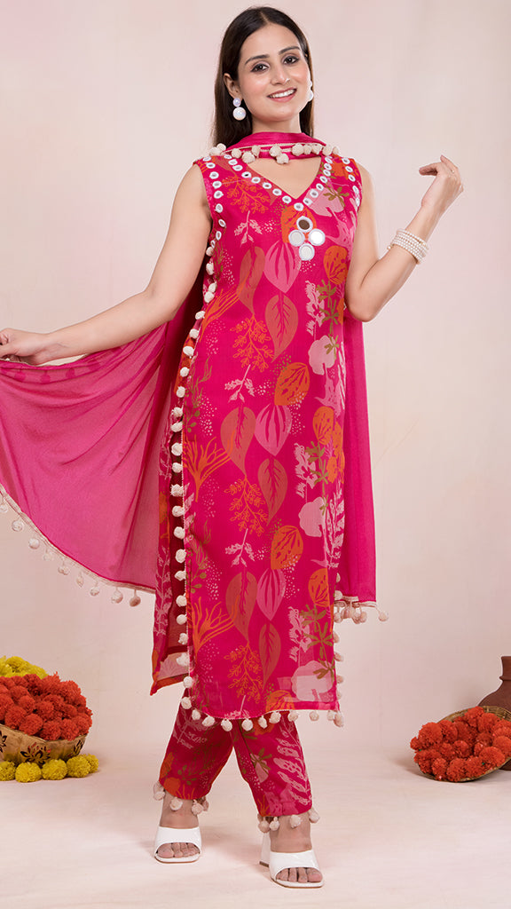 Divina Kurti with Pants Set
