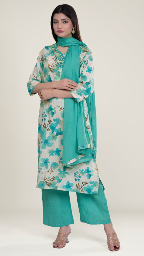 Mira Mirror Work Kurta SEt