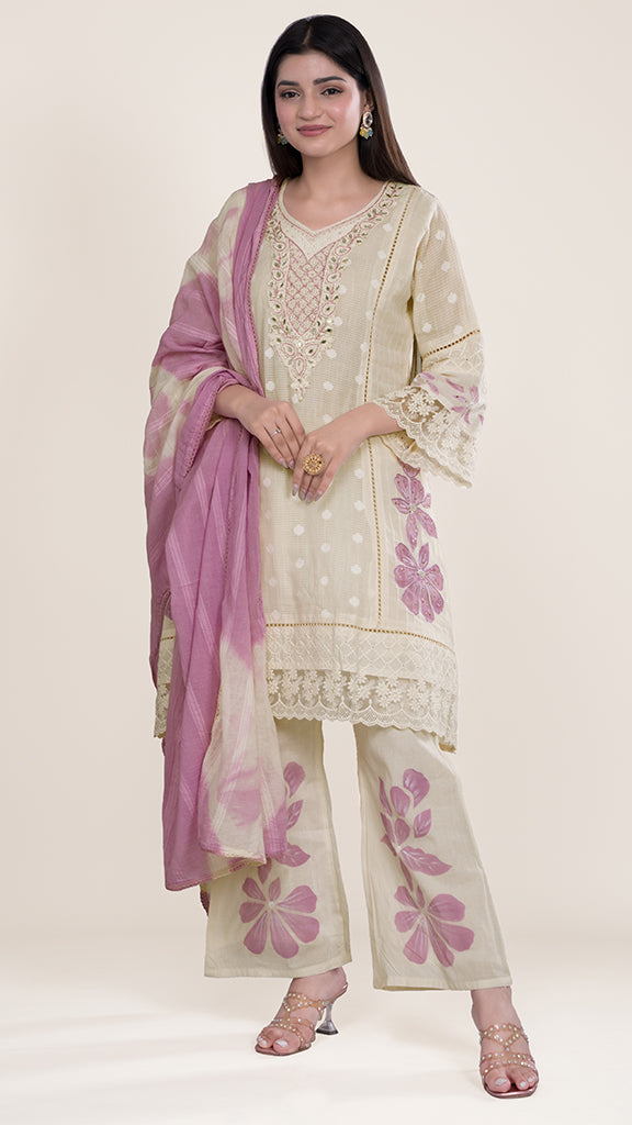 Chetna Mirror Work Kurta Set