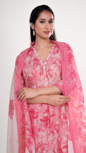 Mahi A-Line Anarkali Set in Pink