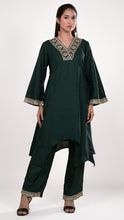 Siya Emerald Mirror Work Co-ord