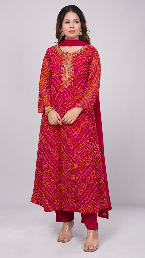 Nayra Kurti With Dupatta Set