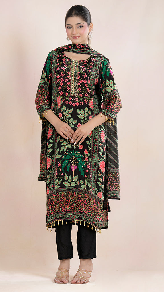 Bria- Kurta Pant Set with Dupatta