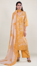 Mahi A-Line Anarkali Set in Yellow