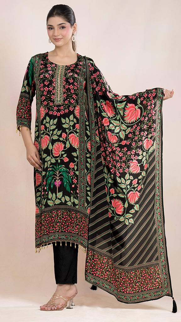 Bria- Kurta Pant Set with Dupatta
