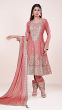 Ayesha Emb Dori Heavy Suit in Peach