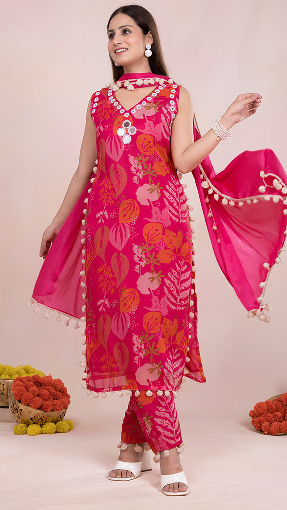 Divina Kurti with Pants Set