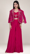 Lila Indo Western Set