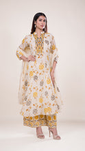 Mustard Flared Kurta Set
