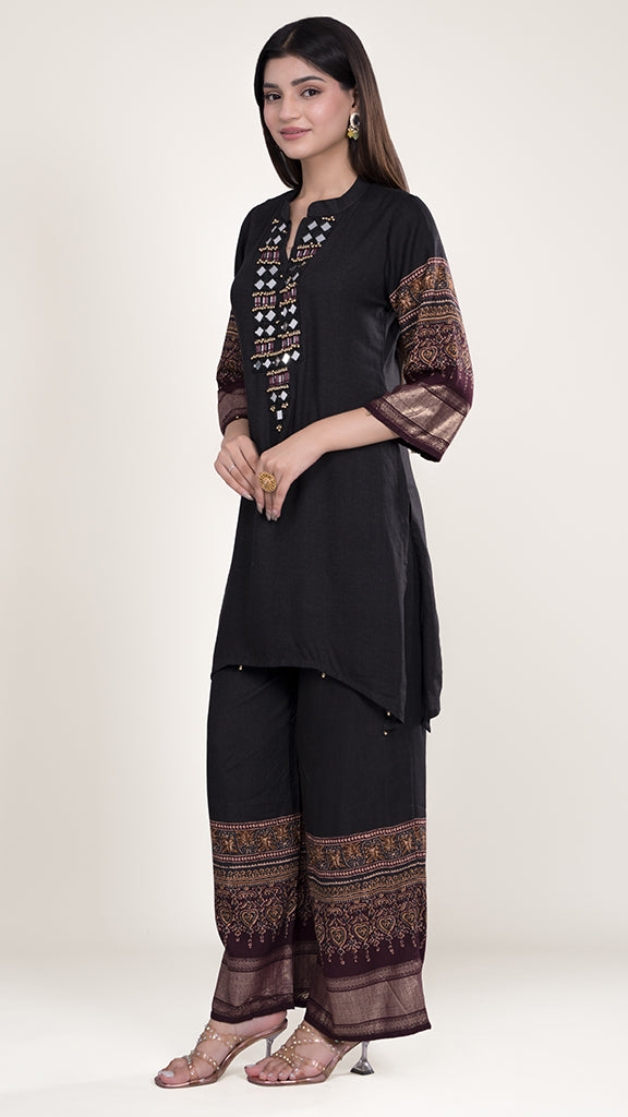 Chavi Mirror Work Co-ord Set