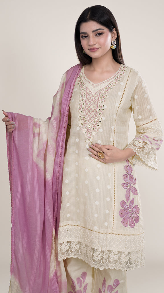 Chetna Mirror Work Kurta Set