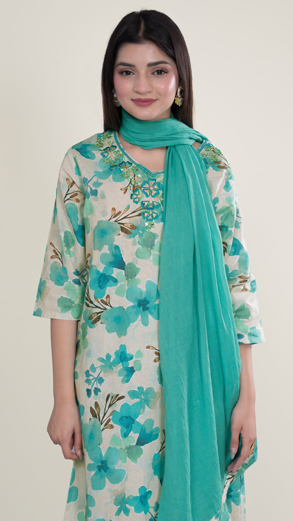 Mira Mirror Work Kurta SEt