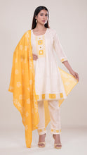 Ruhi Short Peplum Set in Yellow