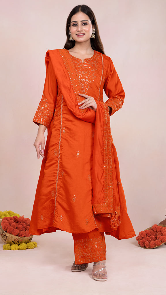 Faylin Kurti with Pants Set