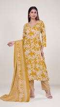 Jiya Kantha Work Kurta Set in Yellow