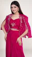 Lila Indo Western Set