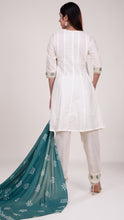 Ruhi Short Peplum Set in Teal