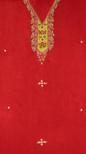 Fivana Unstitched Kurta Set in Red