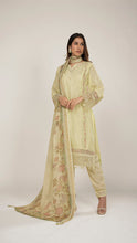 Sharvani Cotton Suit Set in Lemon