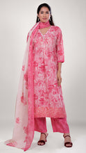 Mahi A-Line Anarkali Set in Pink