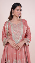 Ayesha Emb Dori Heavy Suit in Peach