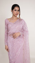Amaira Zari Handwork Saree in Pink
