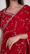 Zaika Zari Handwork Saree