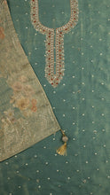 Mivara Unstitched Kurta Set in Blue