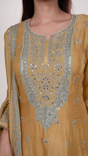 Ayesha Emb Dori Heavy Suit in Mustard