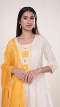 Ruhi Short Peplum Set in Yellow