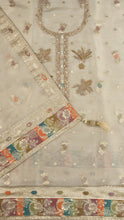 Porya Unstitched Kurta Set in Off White