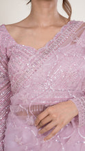 Amaira Zari Handwork Saree in Pink