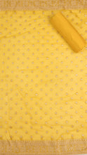 Halyra Unstitched Kurta Set in Yellow