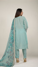 Sharvani Cotton Suit Set in Sky Blue