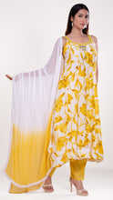 Aira Square Neck Kurta Set in Yellow