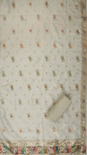 Porya Unstitched Kurta Set in Off White