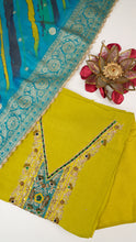 Fivana Unstitched Kurta Set in Yellow