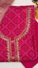 Halyra Unstitched Kurta Set in Pink