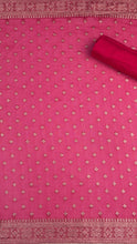 Halyra Unstitched Kurta Set in Pink