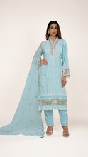 Aneya Kurta Set in Sky Blue