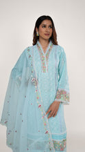Aneya Kurta Set in Sky Blue