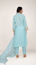 Aneya Kurta Set in Sky Blue