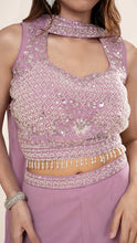 Kiyana Lavender Embellished Sharara Set